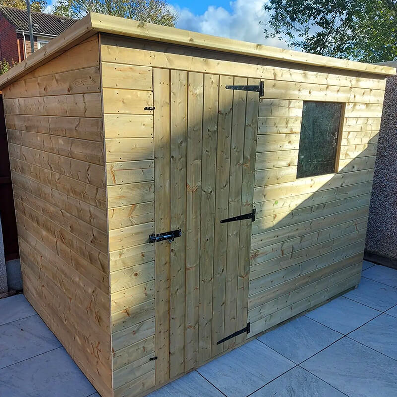 pent-shed-size